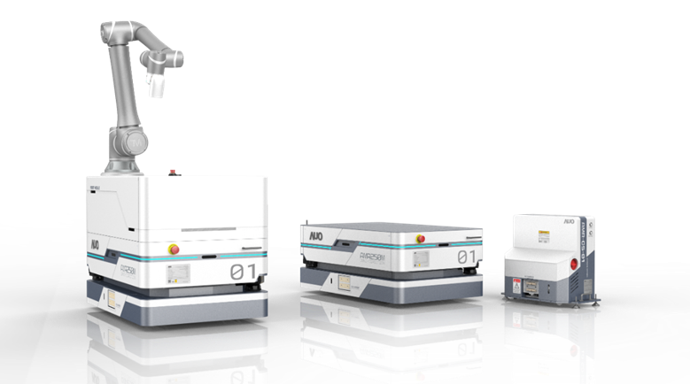 彩虹多多數位開發的自主式移動機器人（AMR250M），搭配全向輪並結合AI演算法、2D LiDAR、3D攝影機等技術，協助客戶實現產線全自動化